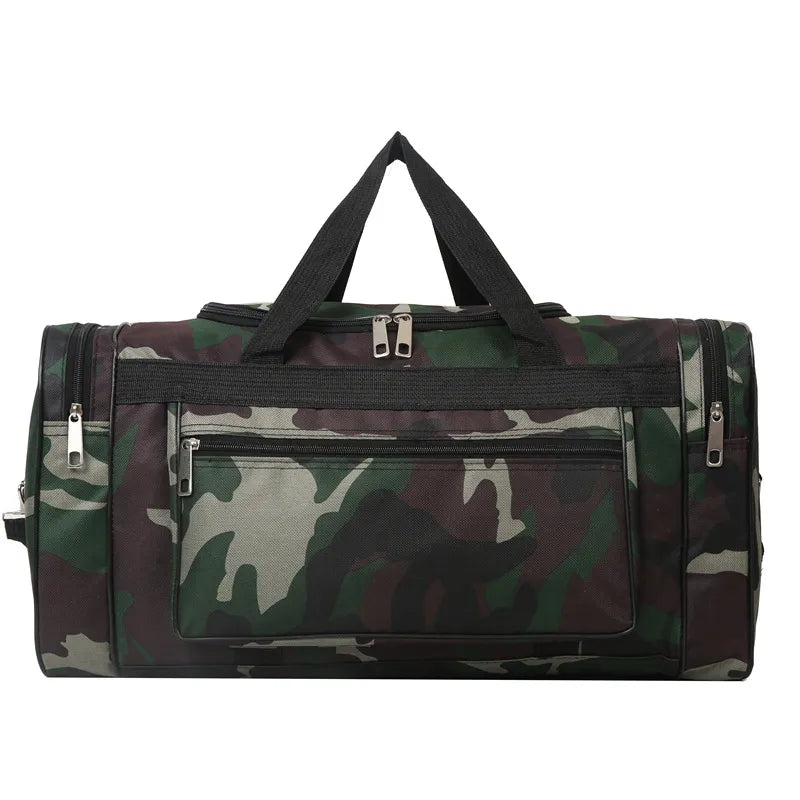 Multifunktionale Reisetasche ⎜ Große Kapazität im modernen Camouflage-Design mit praktischen Fächern