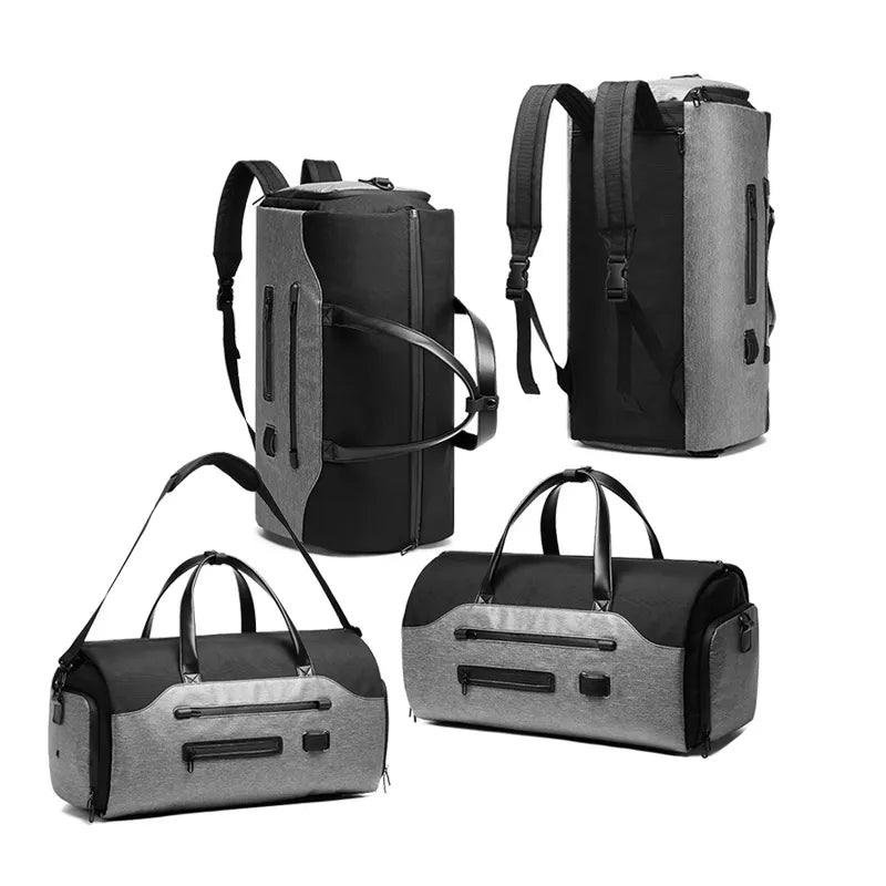 Kleidersack für Reisen ⎜ Faltbare Weekender-Tasche mit Anzugfach und großem Stauraum