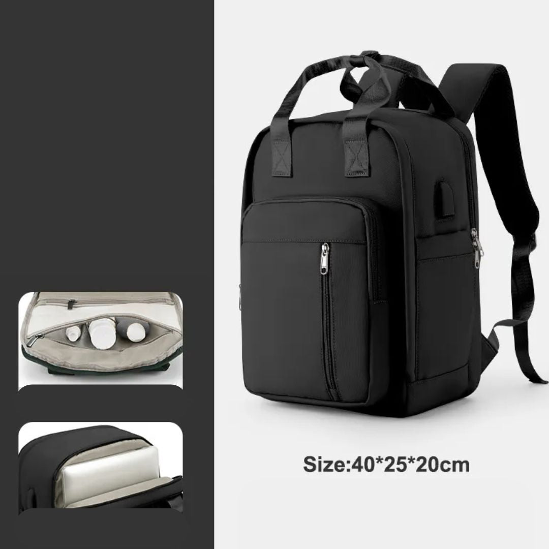 Multifunktionaler Rucksack für Damen ⎜ Kompakter und praktischer Begleiter für Reisen und Alltag