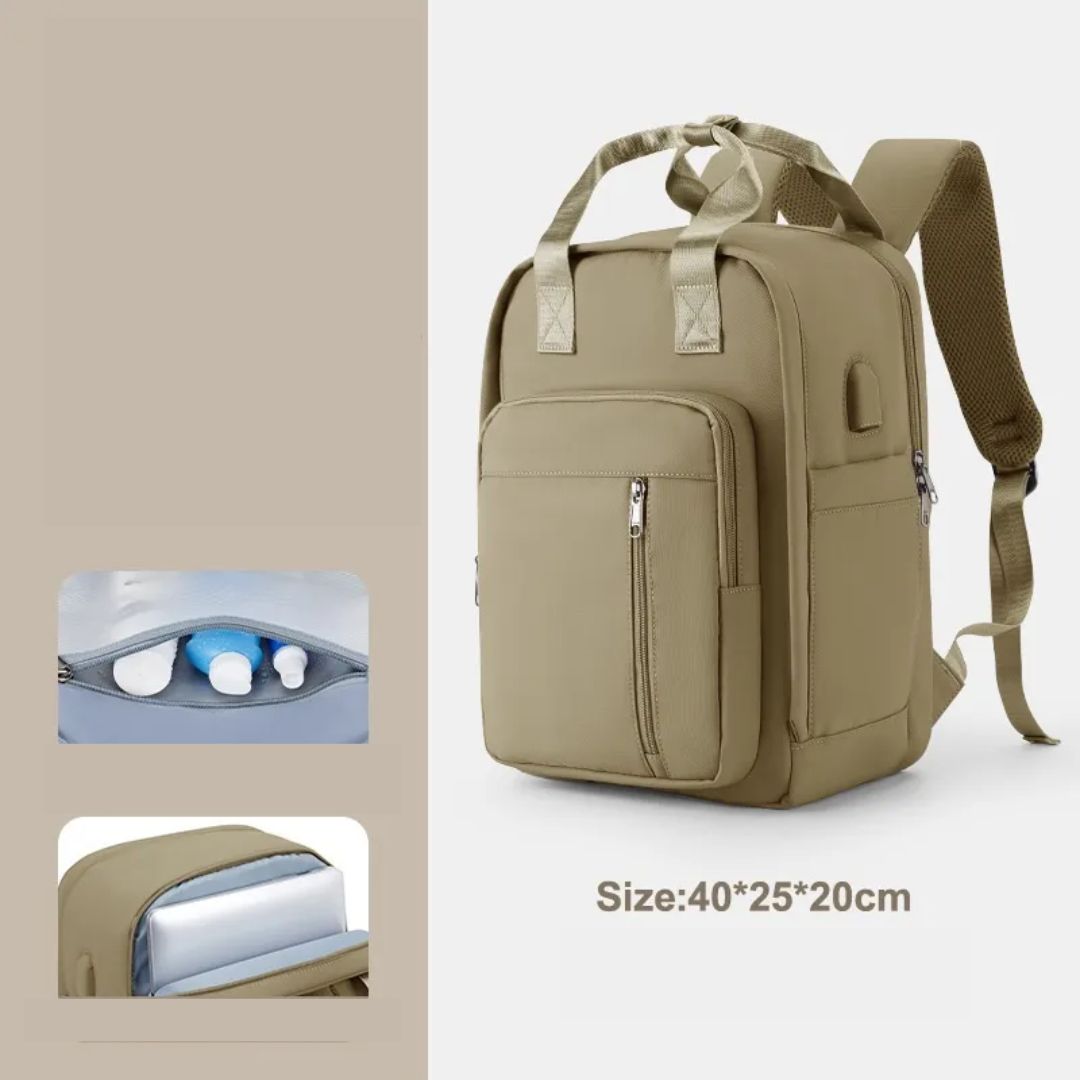 Multifunktionaler Rucksack für Damen ⎜ Kompakter und praktischer Begleiter für Reisen und Alltag