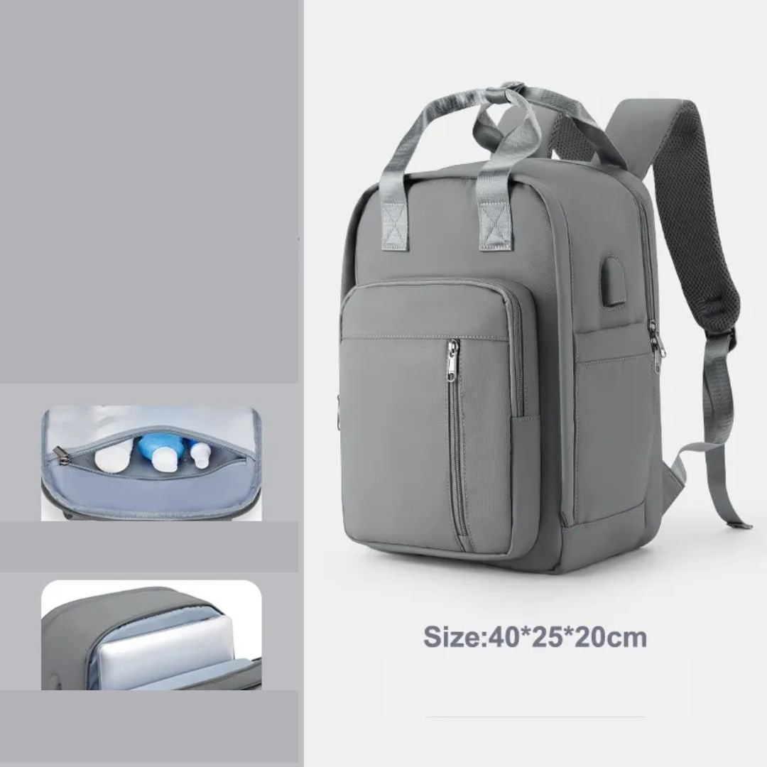 Multifunktionaler Rucksack für Damen ⎜ Kompakter und praktischer Begleiter für Reisen und Alltag