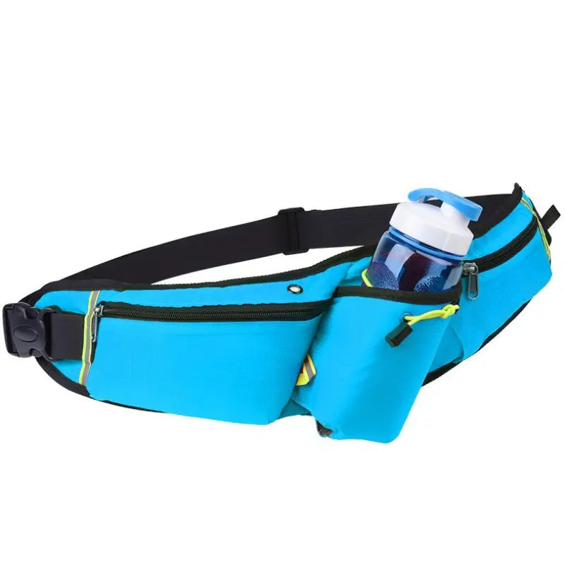 Laufgürteltasche für Damen und Herren ⎜ Sportliche Hüfttasche mit Flaschenhalter und Handyfach für unterwegs