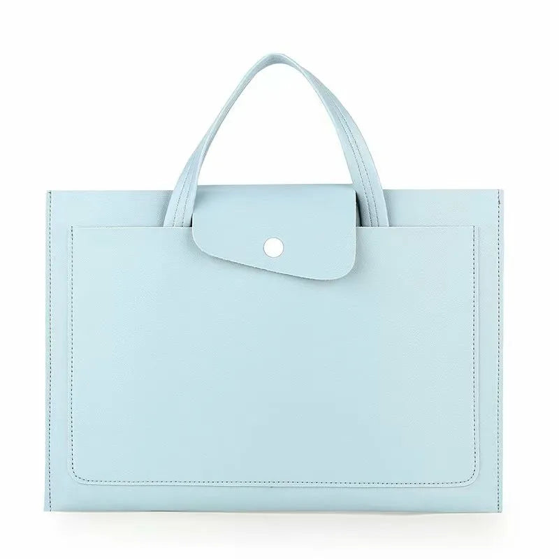 Leder Aktentasche für Damen ⎜ Elegante Umhängetasche mit Magnetverschluss und stilvollem Design