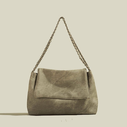 Umhängetasche für Damen ⎜ Große Tasche mit Kettenriemen und stilvollem Design
