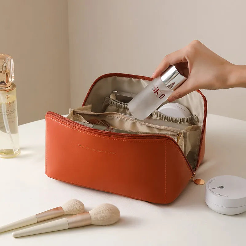 Kosmetiktasche für Damen ⎜ Elegantes Design mit großer Kapazität und praktischer Innenaufteilung