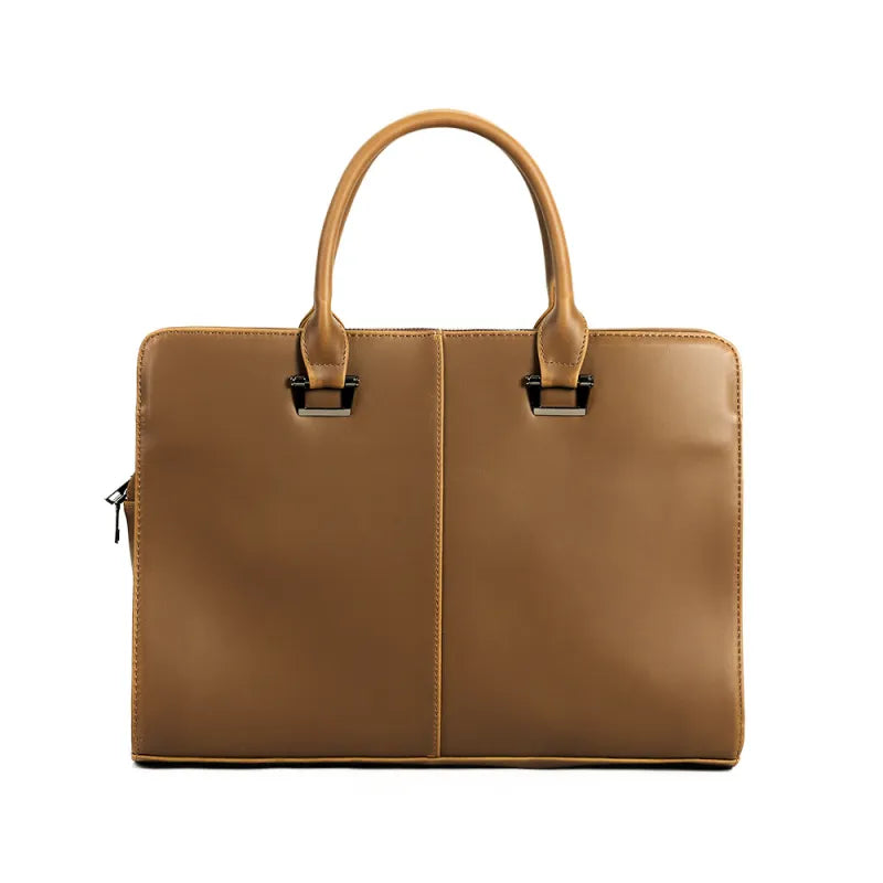 Businesstasche für Herren ⎜ Elegante Aktentasche mit Tragegriffen und schlankem Design für Büro und Meetings