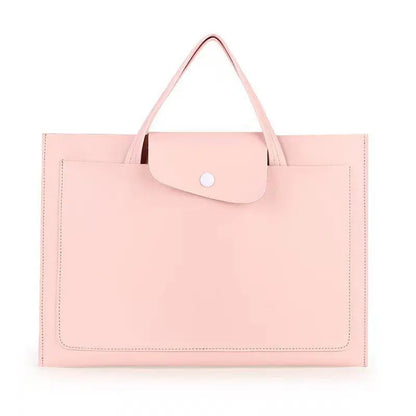 Leder Aktentasche für Damen ⎜ Elegante Umhängetasche mit Magnetverschluss und stilvollem Design