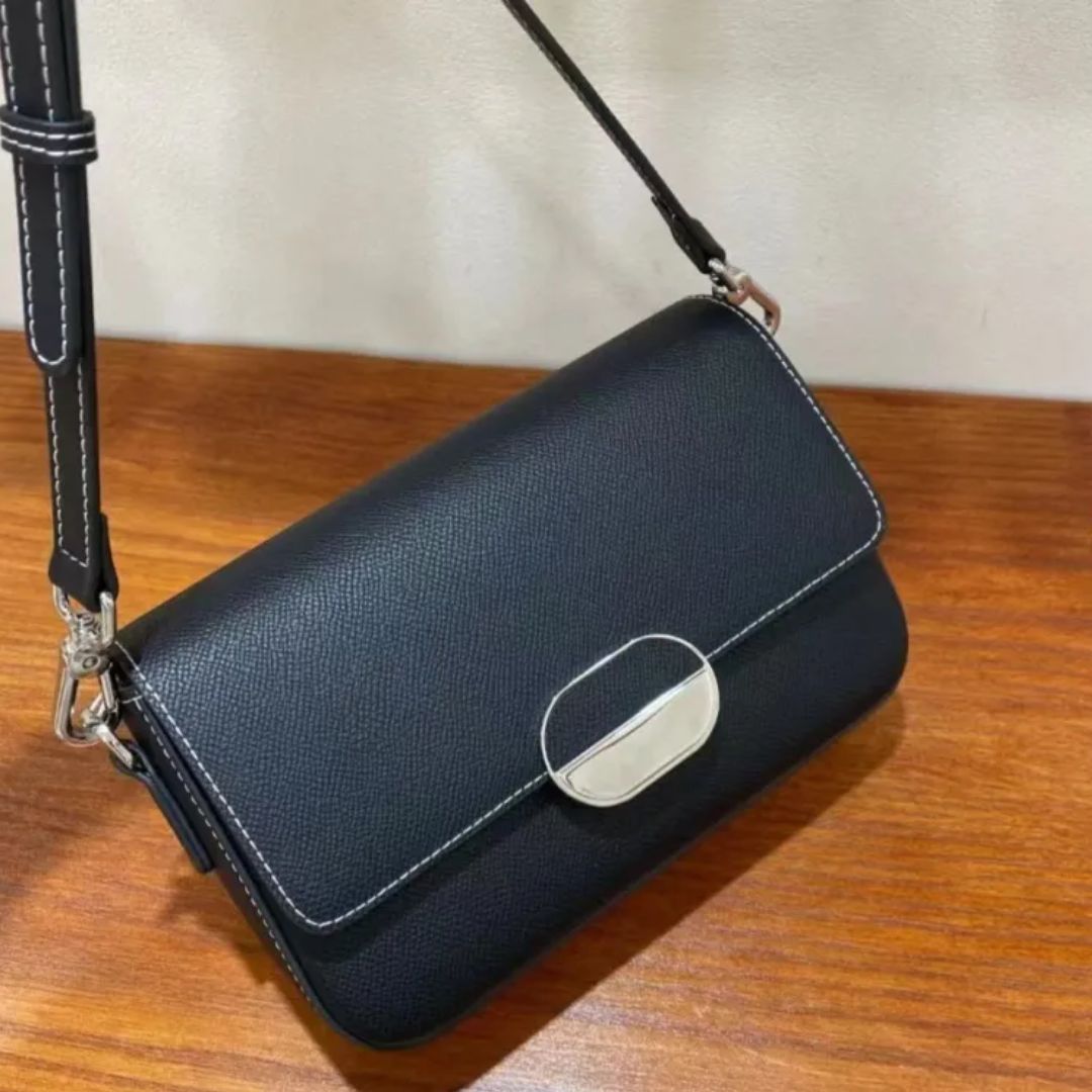 Schultertasche für Damen ⎜ Elegante Handtasche aus Kunstleder mit Verschluss