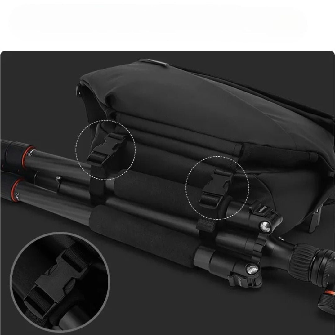 Multifunktionale Umhängetasche für Herren ⎜ Sportliche Brusttasche für Alltag und Fitness