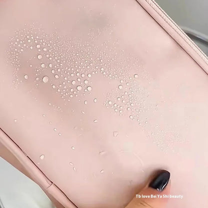 Kosmetiktasche für Damen ⎜ Große Reise-Tasche mit Doppelreißverschluss und Wasserabweisendem Material