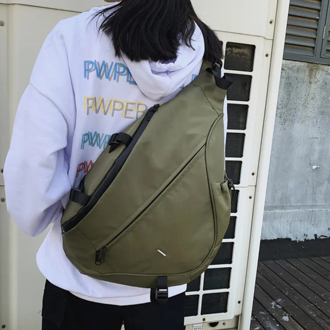 Umhängetasche für Damen und Herren ⎜ Große Crossbody-Tasche mit sportlichem Design und viel Stauraum