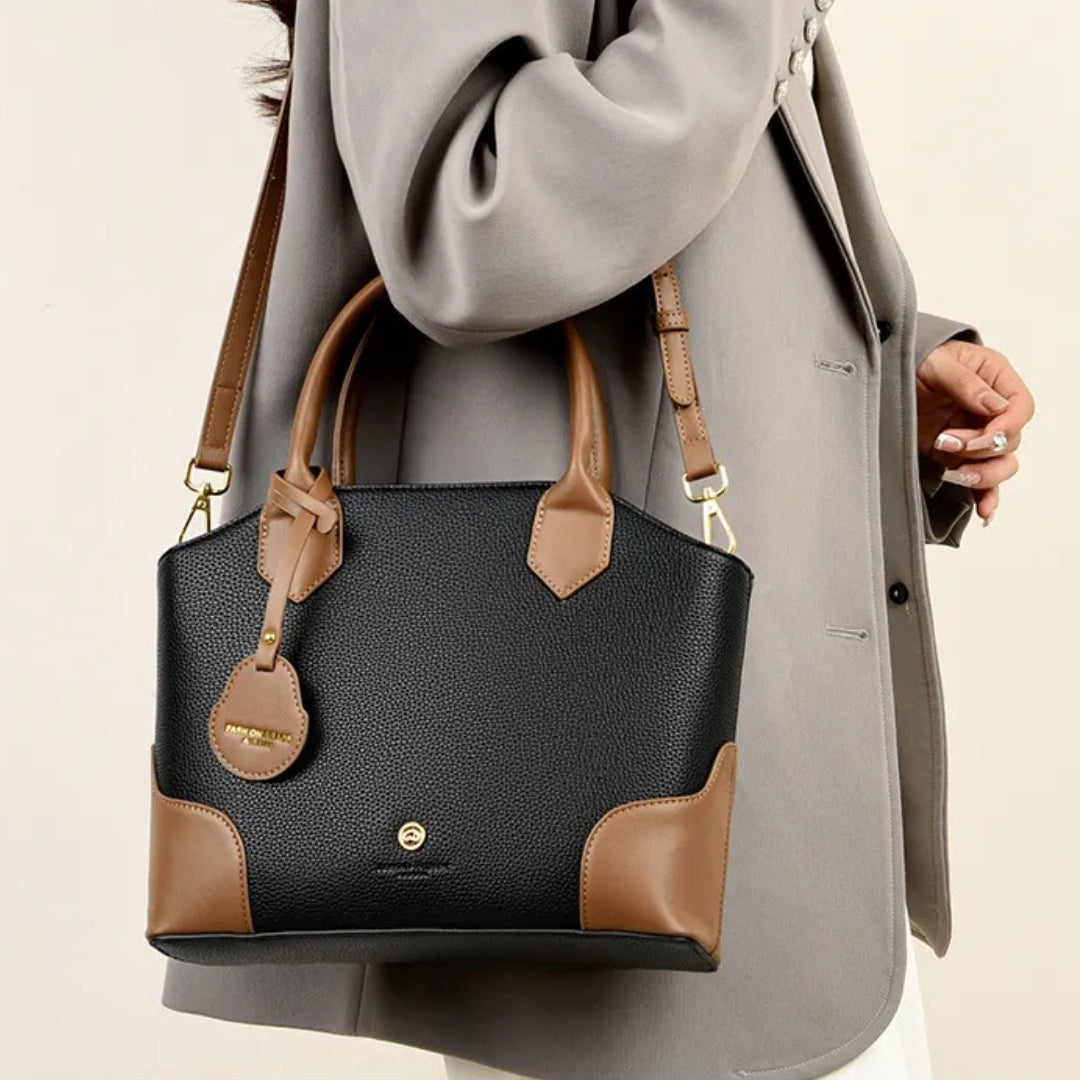 Elegante Kunstleder Handtasche ⎜ Vielseitig und Geräumig für den Alltag