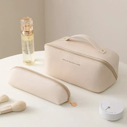 Kosmetiktasche für Damen ⎜ Elegantes Design mit großer Kapazität und praktischer Innenaufteilung