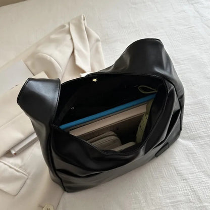 Vintage Hobo Tasche für Damen ⎜ Geräumige Schultertasche aus PU-Leder