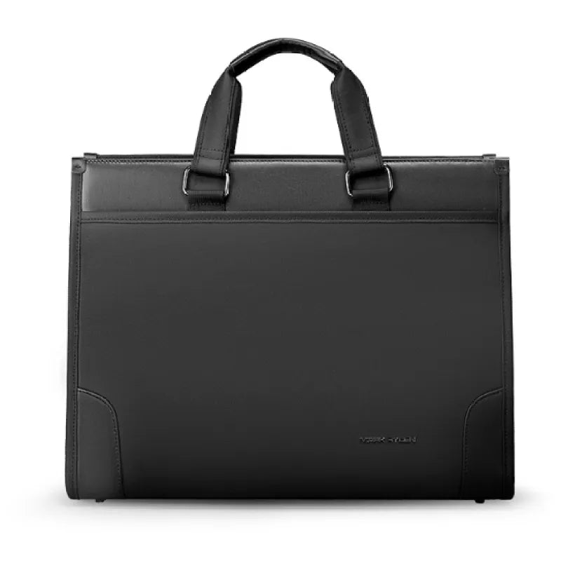 Laptoptasche für Herren ⎜ Schlanke Business-Aktentasche mit Tragegriffen und gepolstertem Laptopfach