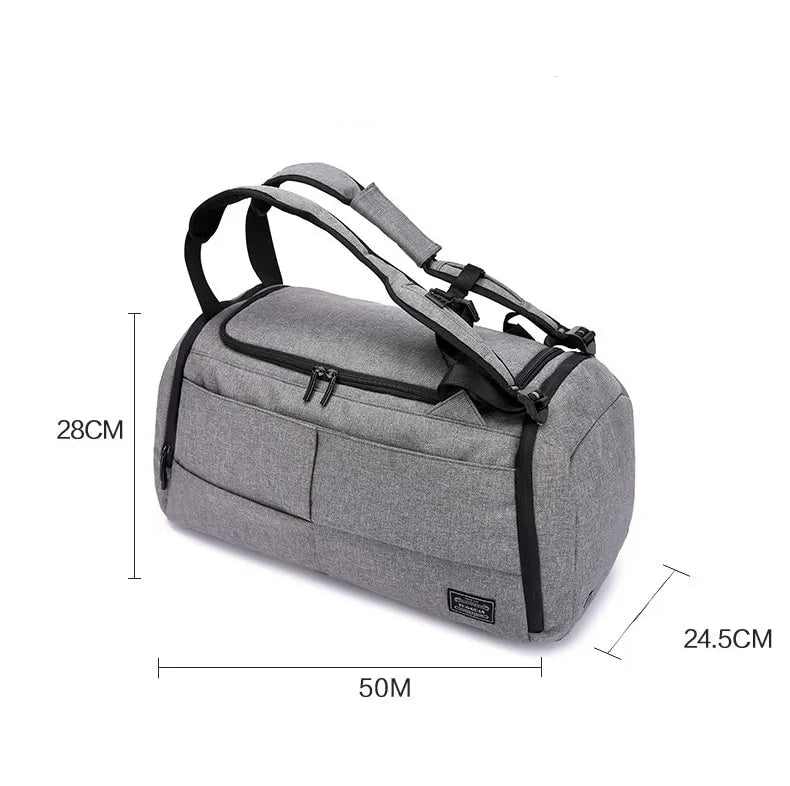 Sporttasche für Herren ⎜ Große Reisetasche mit Schultergurt und praktischem Reißverschlussfach