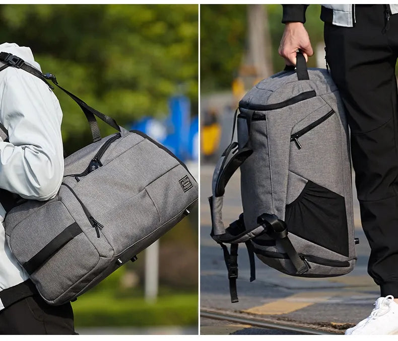 Sporttasche für Herren ⎜ Große Reisetasche mit Schultergurt und praktischem Reißverschlussfach