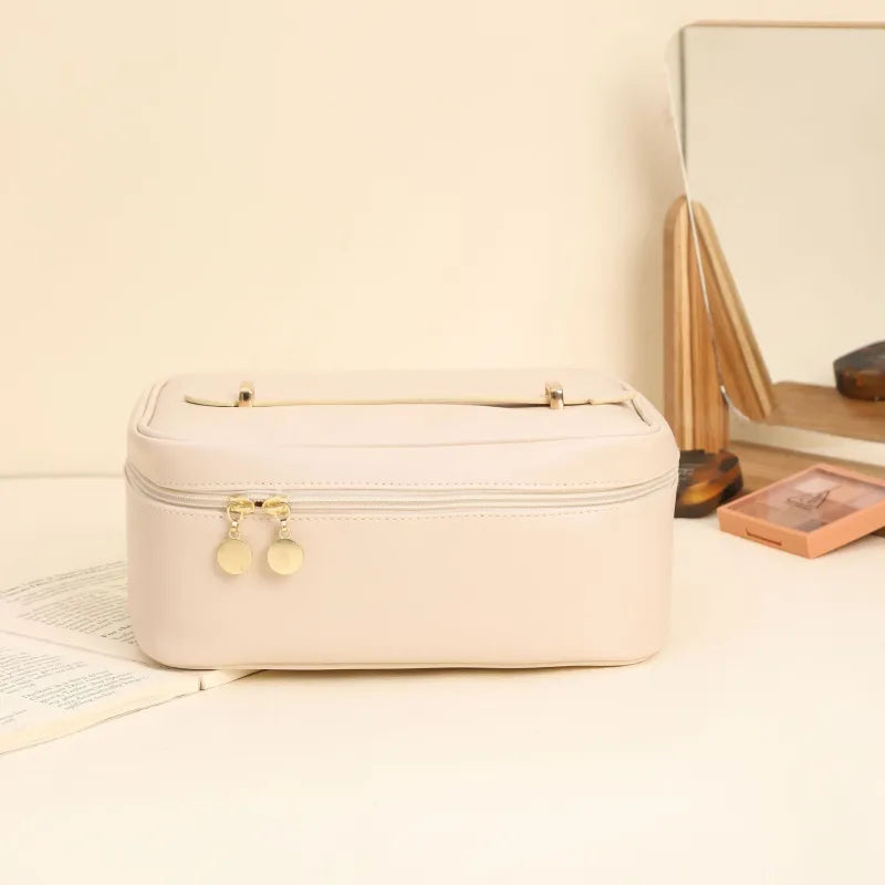 Kosmetiktasche für Damen ⎜ Praktische Reise-Tasche mit großem Fassungsvermögen und Tragegriff