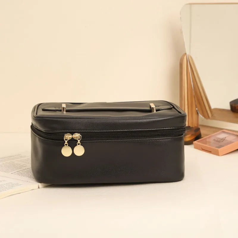 Kosmetiktasche für Damen ⎜ Praktische Reise-Tasche mit großem Fassungsvermögen und Tragegriff