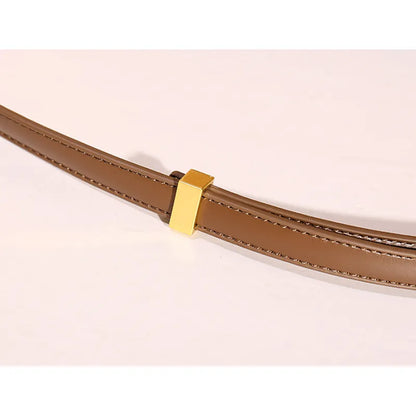Klassische Schultertasche aus Leder ⎜ Elegantes Accessoire mit goldener Schnalle für stilvolle Auftritte