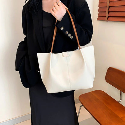 Retro Zwei-Teile Set ⎜ Elegante Tasche mit praktischer Kosmetiktasche und viel Stauraum