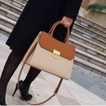 Tasche mit Drehverschluss ⎜ Elegantes Design und viel Stauraum für den Alltag