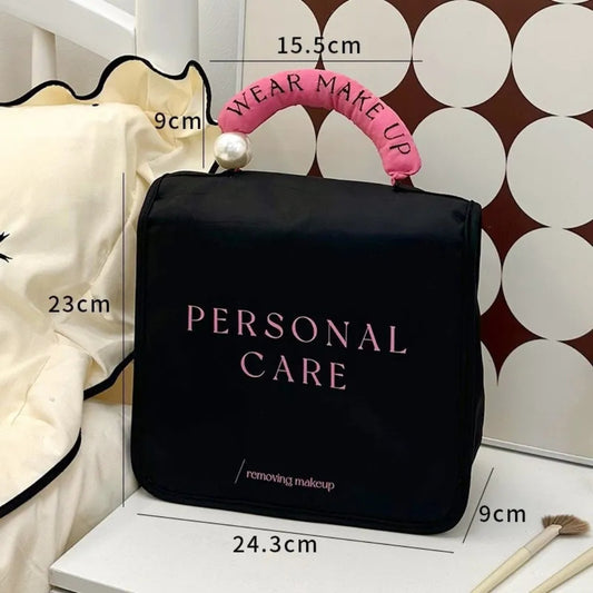Kosmetiktasche für Damen ⎜ Wasserfestes Design mit Großer Kapazität und Haken Zum Aufhängen