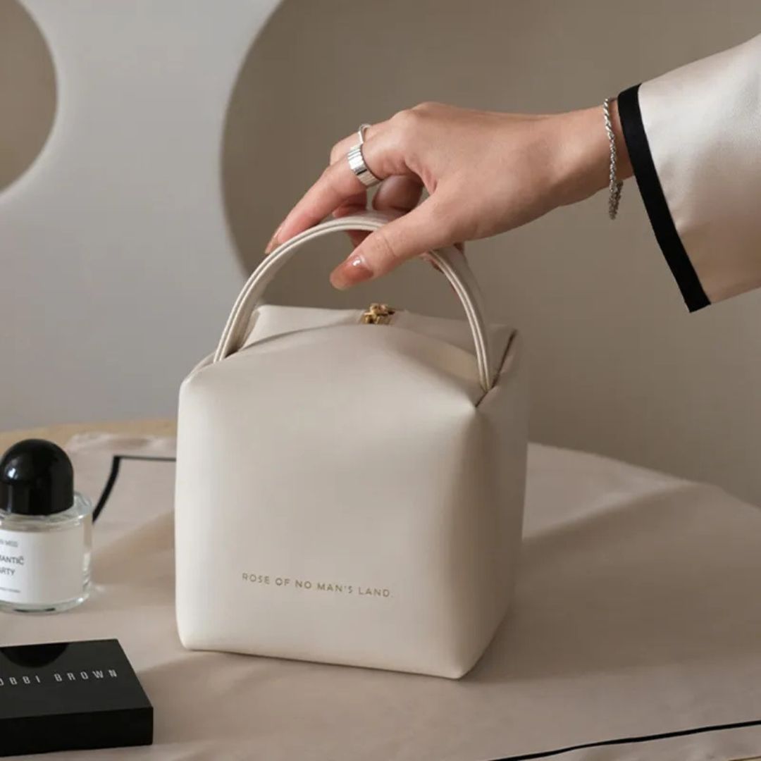 Kosmetiktasche für Damen ⎜ Tragbare Aufbewahrungstasche mit Großem Fassungsvermögen und Elegantem Design