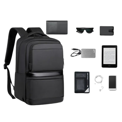 Wasserfester Rucksack für Herren ⎜ Großer, praktischer Laptop- und Reiseträger mit viel Stauraum