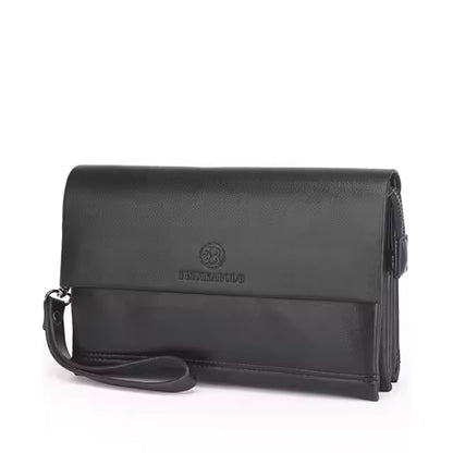 Leder Handtasche für Herren ⎜ Elegante Umhängetasche mit praktischer Faltklappe und stilvollem Design