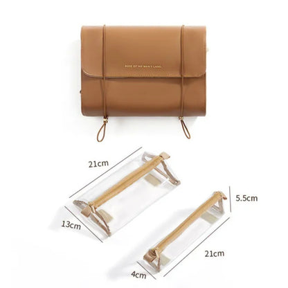 Kosmetiktasche für Damen ⎜ Umschlag-Design mit Großer Kapazität und Praktischem Reißverschluss für Unterwegs