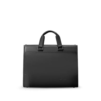 Laptoptasche für Herren ⎜ Schlanke Business-Aktentasche mit Tragegriffen und gepolstertem Laptopfach