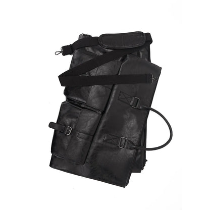 Reisetasche aus PU-Leder ⎜ Praktisches Design mit großer Kapazität und mehreren Außentaschen