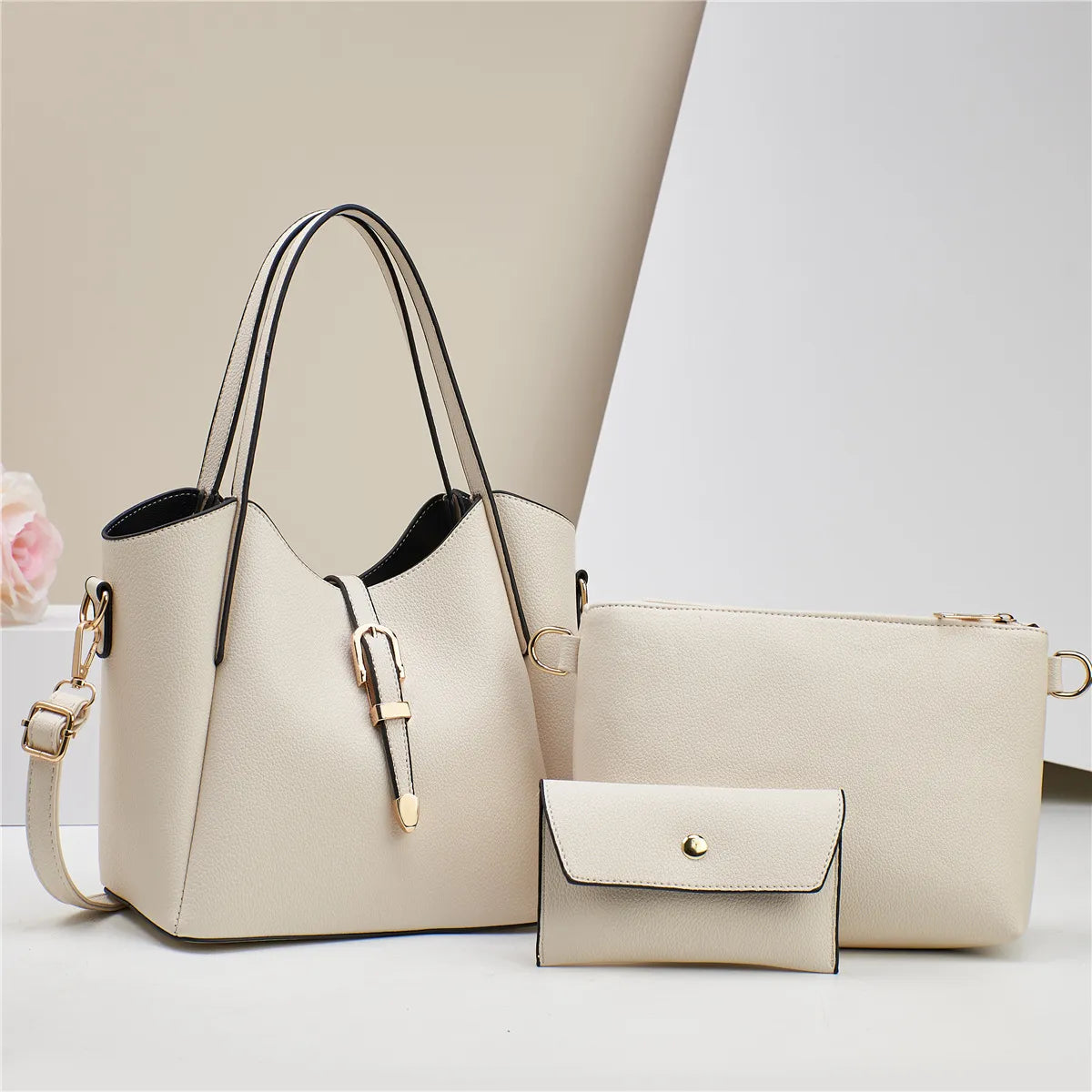 Umhängetasche für Damen ⎜ Drei-teiliges Set mit großem Stauraum und praktischem Design