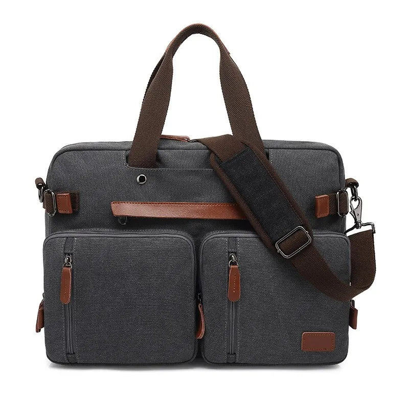 Multifunktionale Umhängetasche für Herren ⎜ Robuste Tasche mit Fächern und verstellbarem Schultergurt