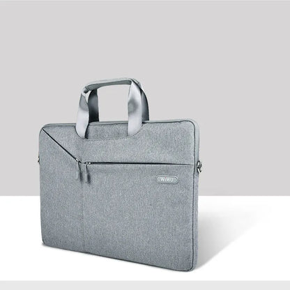 Laptop Tasche für Herren ⎜ Schlichte Umhängetasche mit zusätzlichem Frontfach für Business und Alltag