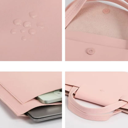 Leder Aktentasche für Damen ⎜ Elegante Umhängetasche mit Magnetverschluss und stilvollem Design