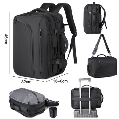 Rucksack für Herren ⎜ Robuster und geräumiger Business-Rucksack für Arbeit und Reisen