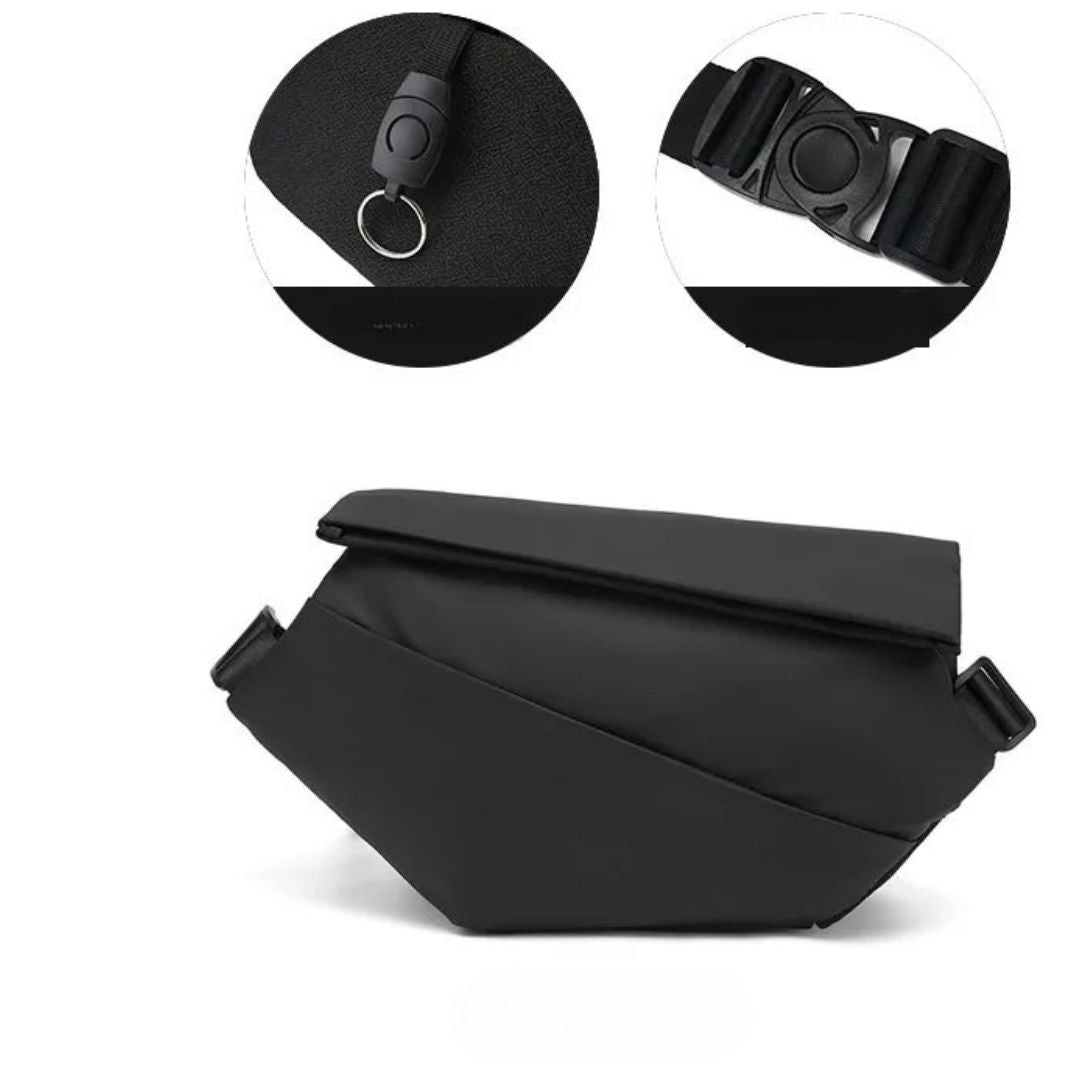 Multifunktionale Umhängetasche für Herren ⎜ Sportliche Brusttasche für Alltag und Fitness