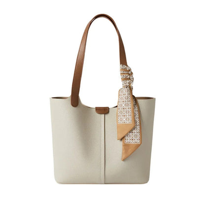 Große Handtasche aus Kunstleder ⎜ Stilvolle Tasche mit Praktischem Design und Modischen Details