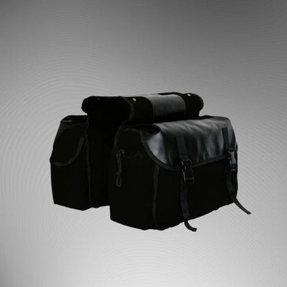 Fahrrad-Doppeltasche für Gepäckträger ⎜ Robuste Hinterradtasche mit großem Stauraum und wetterfestem Design