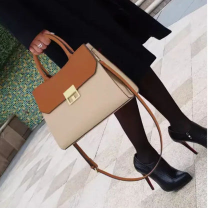 Tasche mit Drehverschluss ⎜ Elegantes Design und viel Stauraum für den Alltag