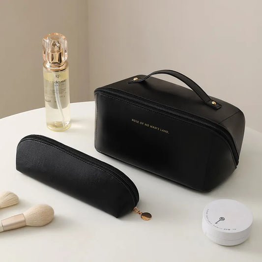Kosmetiktasche für Damen ⎜ Elegantes Design mit großer Kapazität und praktischer Innenaufteilung