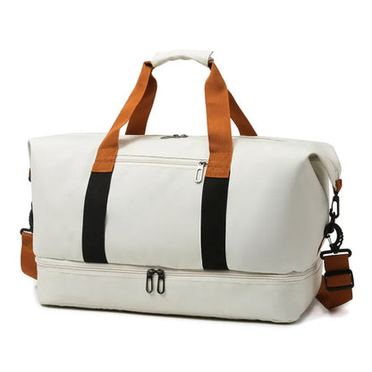 Sporttasche für Damen und Herren ⎜ Große Reisetasche mit Nassfach und separatem Fach für Schuhe oder Zubehör