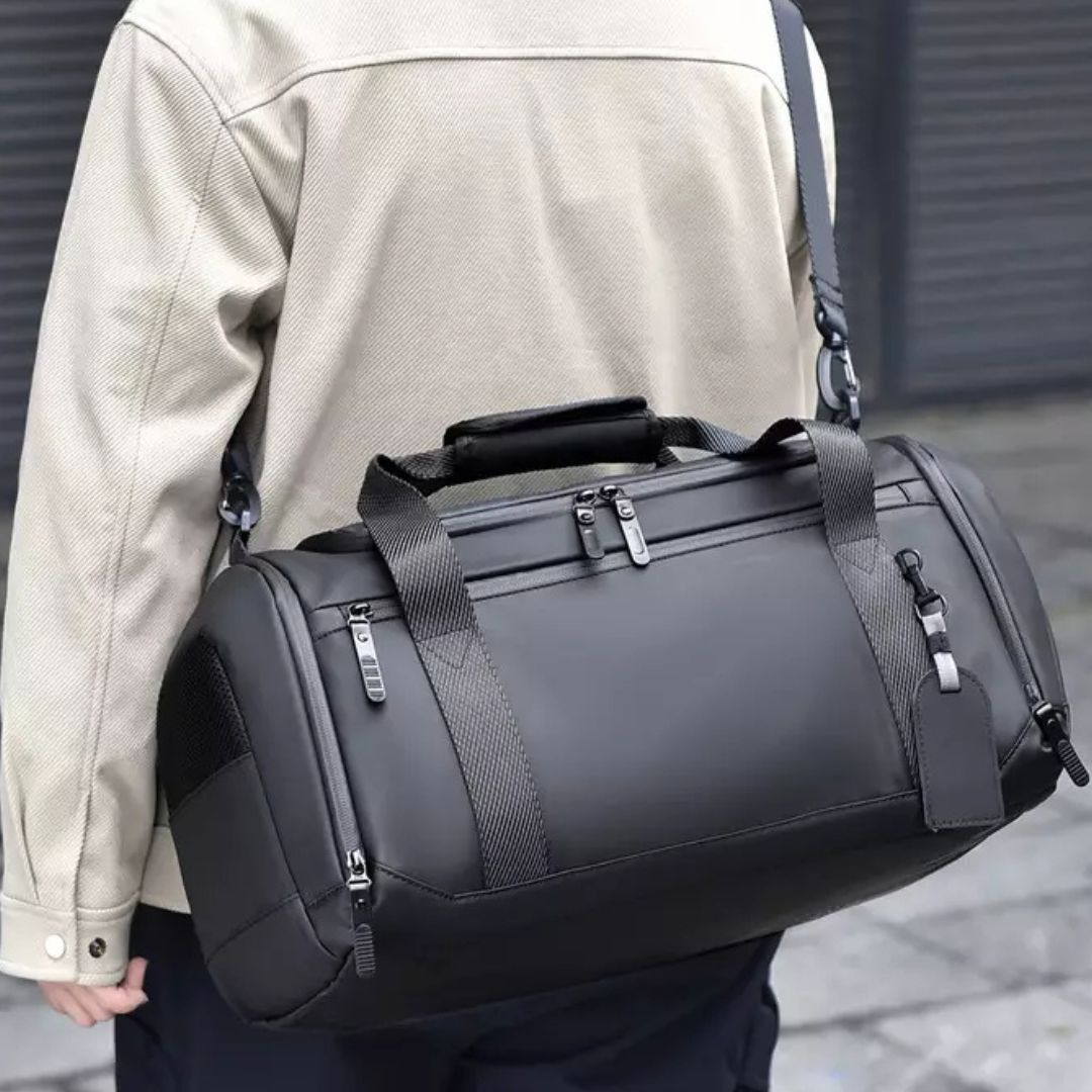 Reisetasche für Herren ⎜ Große Kapazität mit separatem Fach für nasse und trockene Gegenstände