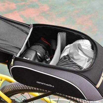 Fahrrad-Hecktasche für Gepäckträger ⎜ Wasserdichte Transporttasche mit großer Kapazität und Reflektorstreifen