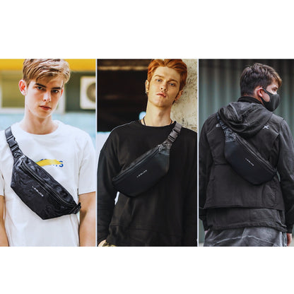 Bauchtasche für Herren ⎜ Leichtes Design mit Großer Kapazität und Verstellbarem Gurt für Unterwegs