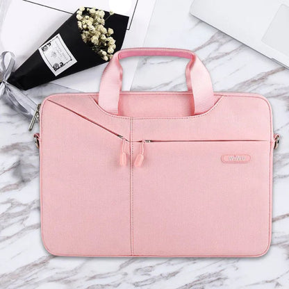 Laptop Tasche für Herren ⎜ Schlichte Umhängetasche mit zusätzlichem Frontfach für Business und Alltag