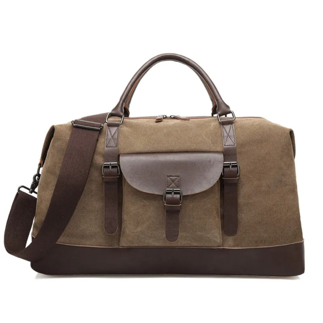 Reisetasche aus Canvas ⎜ Praktische Umhängetasche für Outdoor-Abenteuer mit großem Stauraum