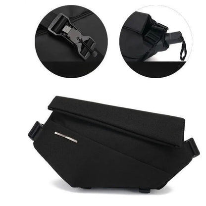 Multifunktionale Umhängetasche für Herren ⎜ Sportliche Brusttasche für Alltag und Fitness
